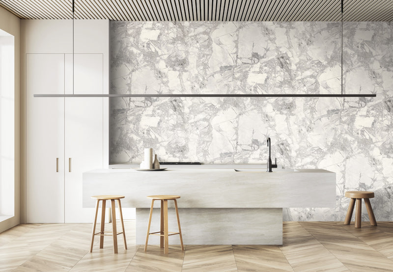 86625 Lunaris Silver Dust Carrara 4 Wallpaper by Today Interiors - Roomshot