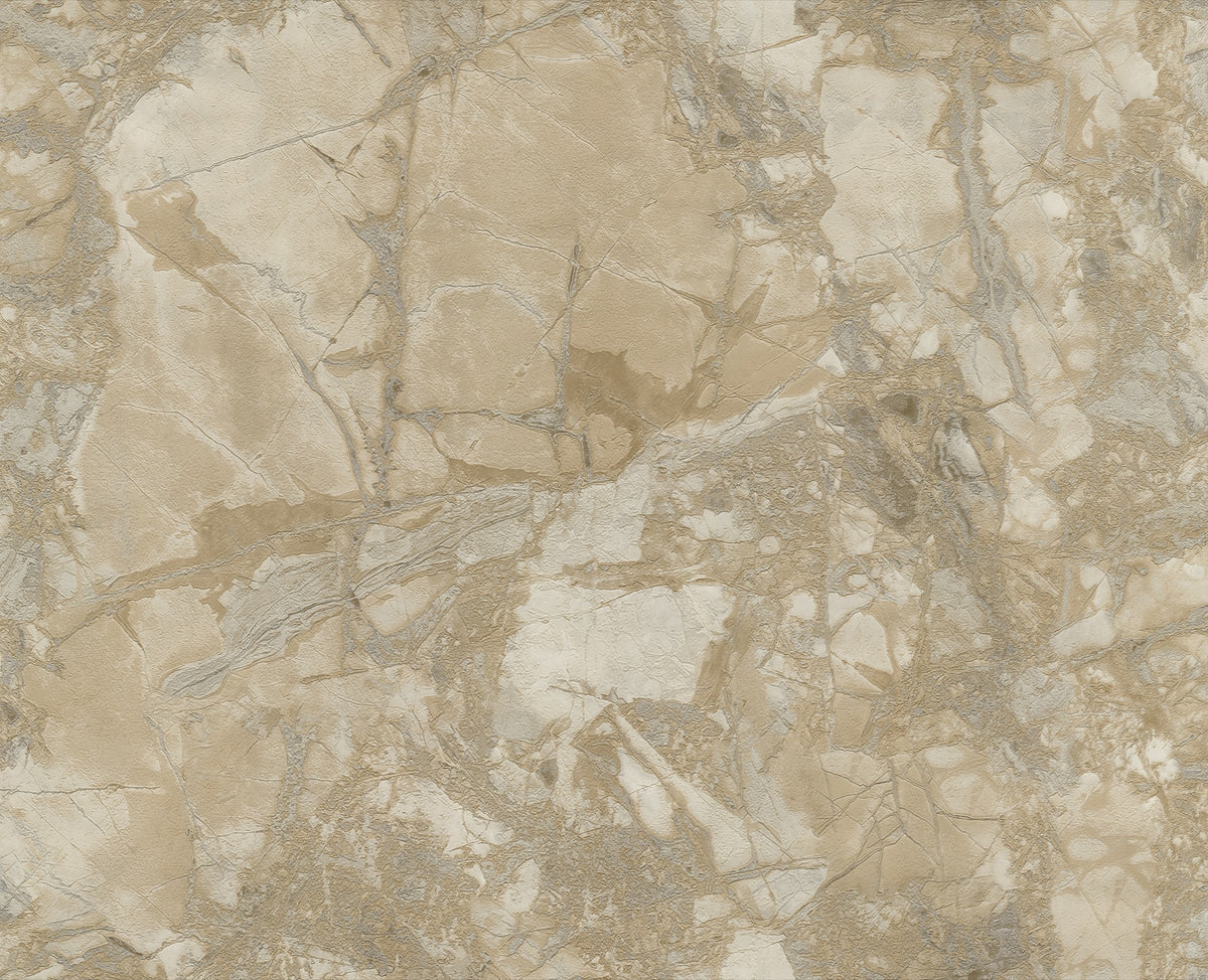 86626 Lunaris Honey Beige Carrara 4 Wallpaper by Today Interiors - Flat