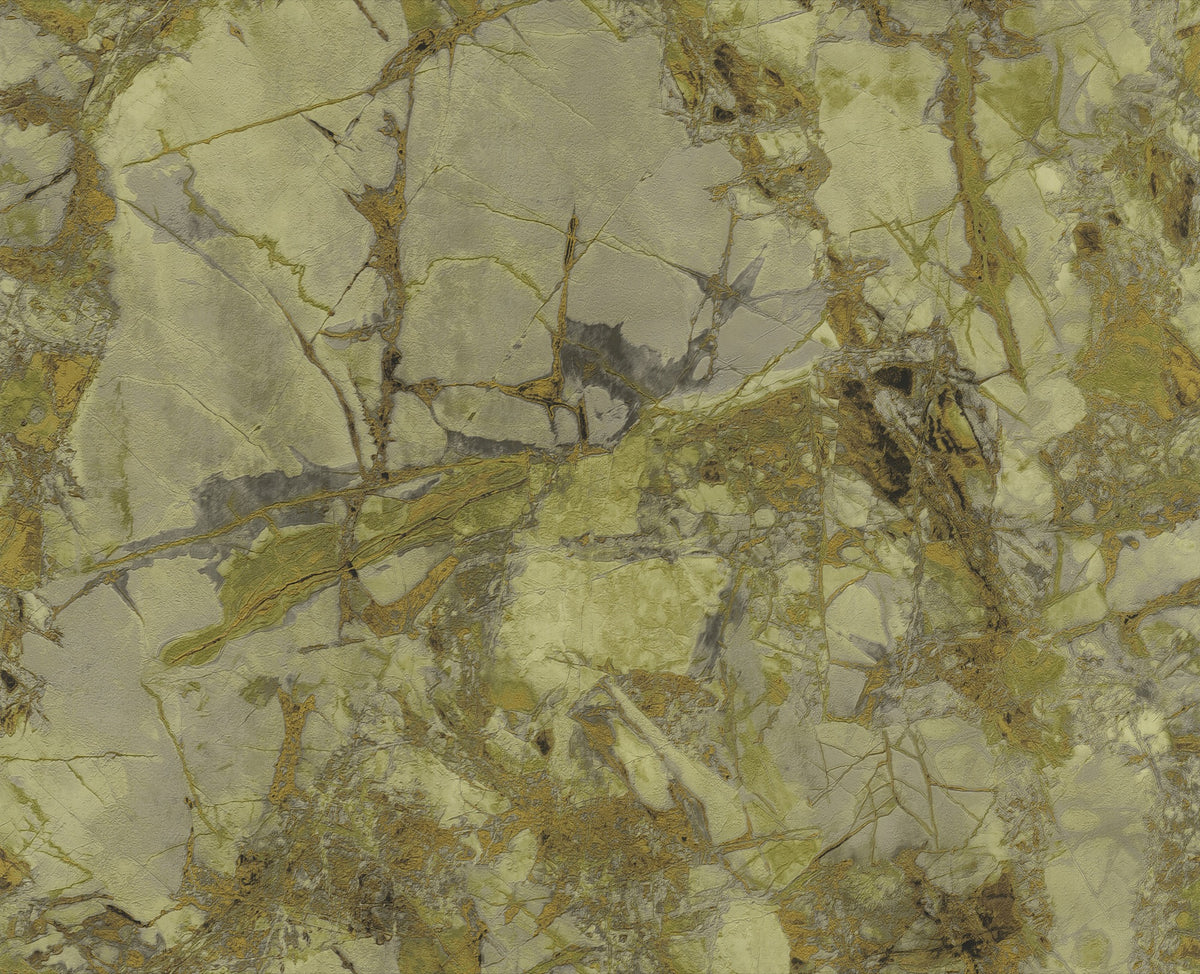 86628 Lunaris Olive Dust Carrara 4 Wallpaper by Today Interiors - Flat