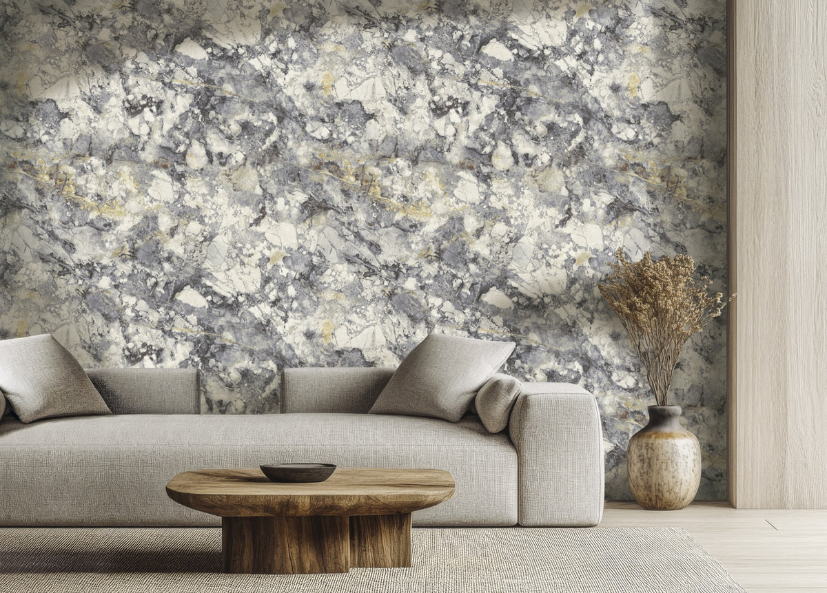 86650 Tempest Basalt Carrara 4 Wallpaper by Today Interiors - Roomshot
