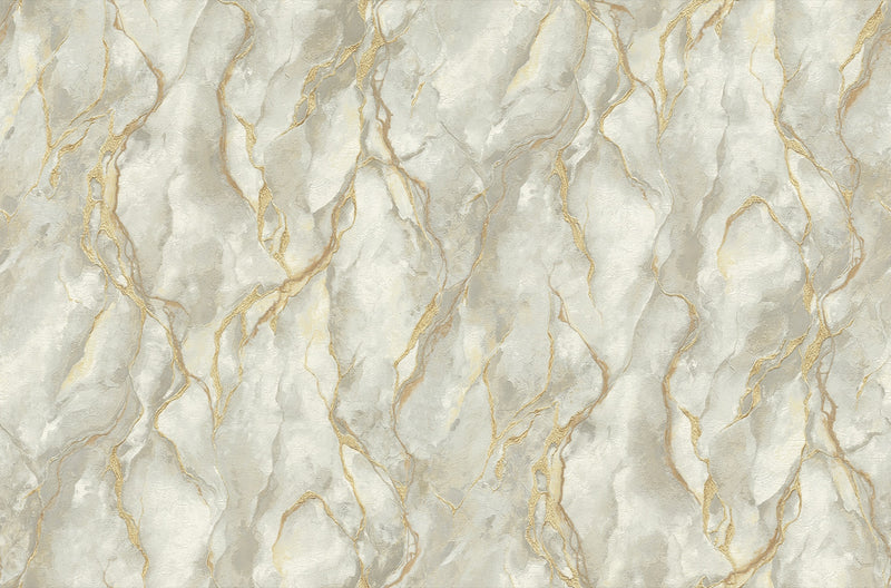 86661 Tonitrus Gilded Stone Carrara 4 Wallpaper by Today Interiors - Flat