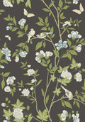 Sophia Magdalena Black Herrgård Wallpaper by Boråstapeter