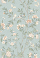 Sophia Magdalena Blue Herrgård Wallpaper by Boråstapeter