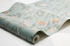 Sophia Magdalena Blue Herrgård Wallpaper by Boråstapeter