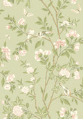 Sophia Magdalena Green Herrgård Wallpaper by Boråstapeter