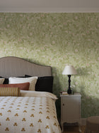 Sophia Magdalena Green Herrgård Wallpaper by Boråstapeter