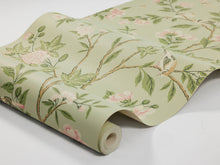 Sophia Magdalena Green Herrgård Wallpaper by Boråstapeter