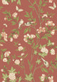 Sophia Magdalena Red Herrgård Wallpaper by Boråstapeter