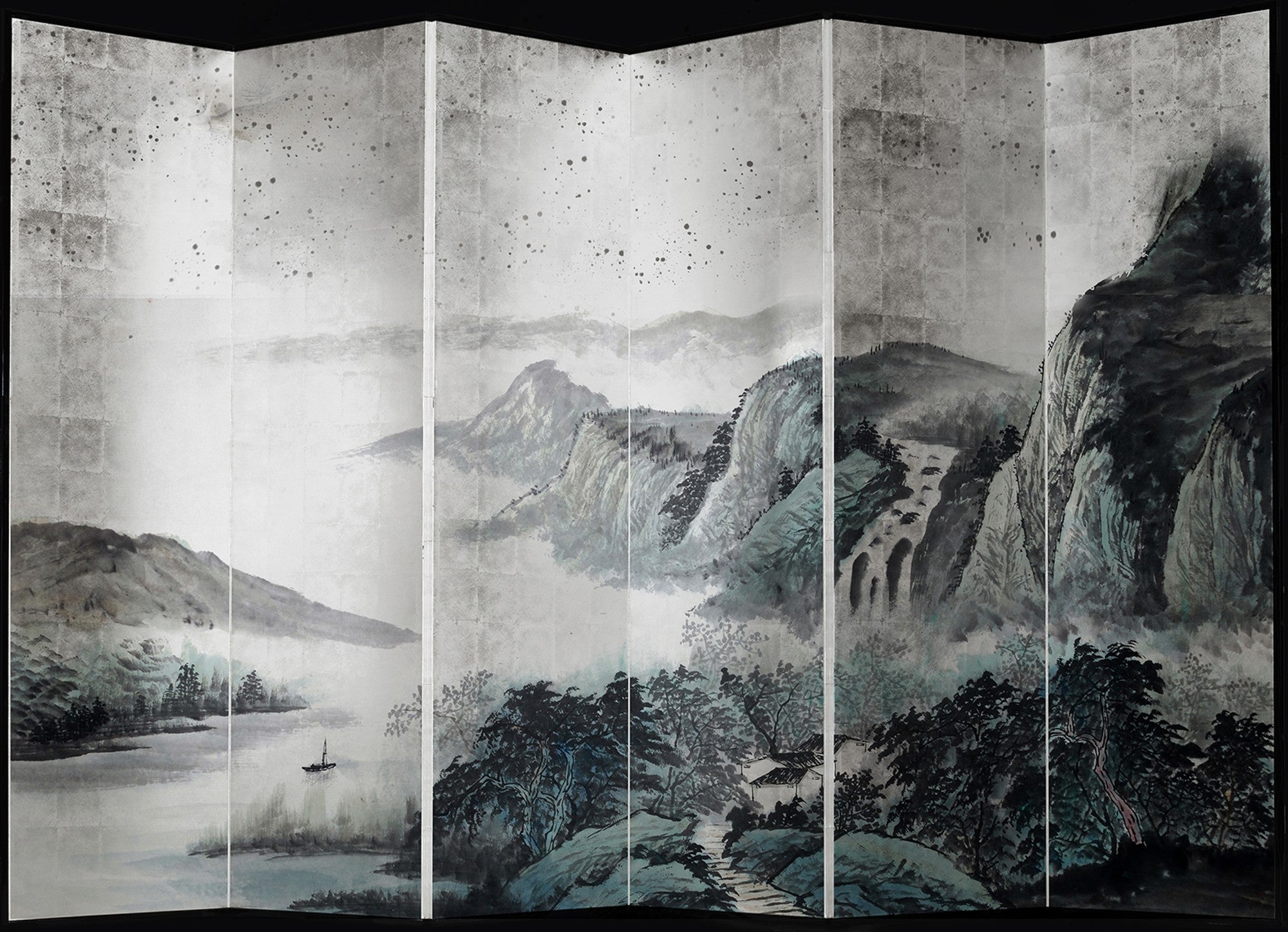 8706603 Kawa Silver Sakura Mural by Coordonné