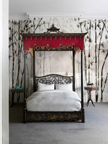 8706800 Bamboo Black Sakura Mural by Coordonné