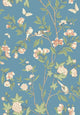 Sophia Magdalena Blue Herrgård Wallpaper by Boråstapeter