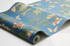 Sophia Magdalena Blue Herrgård Wallpaper by Boråstapeter