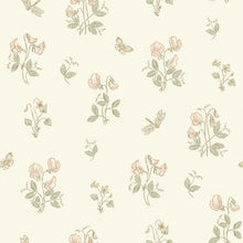 Luktärt Beige Herrgård Wallpaper by Boråstapeter