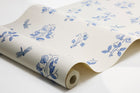 Luktärt Blue Herrgård Wallpaper by Boråstapeter