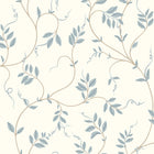 Klockranka Blue Herrgård Wallpaper by Boråstapeter