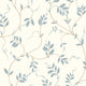 Klockranka Blue Herrgård Wallpaper by Boråstapeter