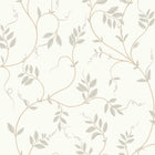 Klockranka Beige Herrgård Wallpaper by Boråstapeter