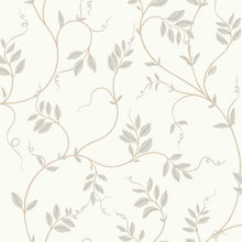 Klockranka Beige Herrgård Wallpaper by Boråstapeter