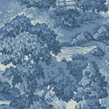 Alnarp Blue Herrgård Wallpaper by Boråstapeter