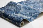 Alnarp Blue Herrgård Wallpaper by Boråstapeter