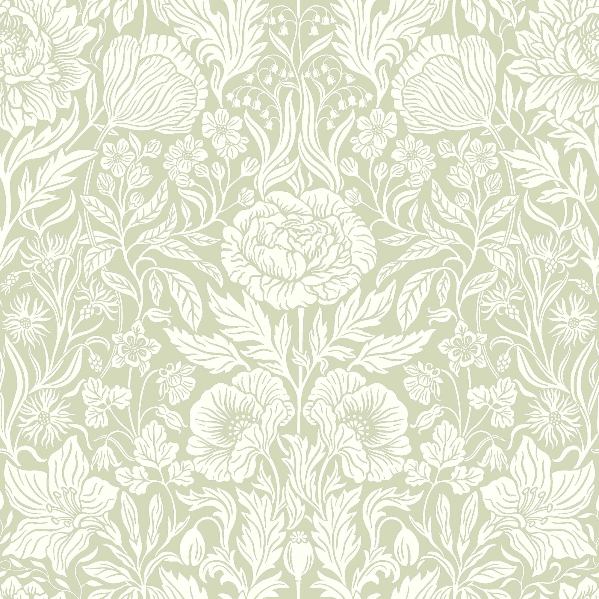 Hildasholm Green Herrgård Wallpaper by Boråstapeter