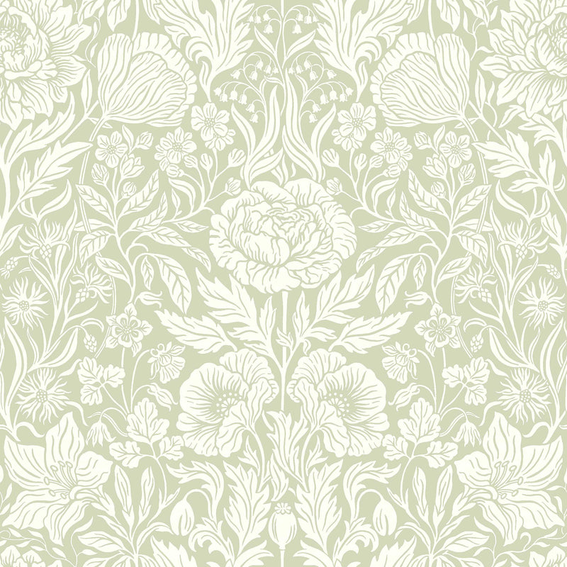 Hildasholm Green Herrgård Wallpaper by Boråstapeter