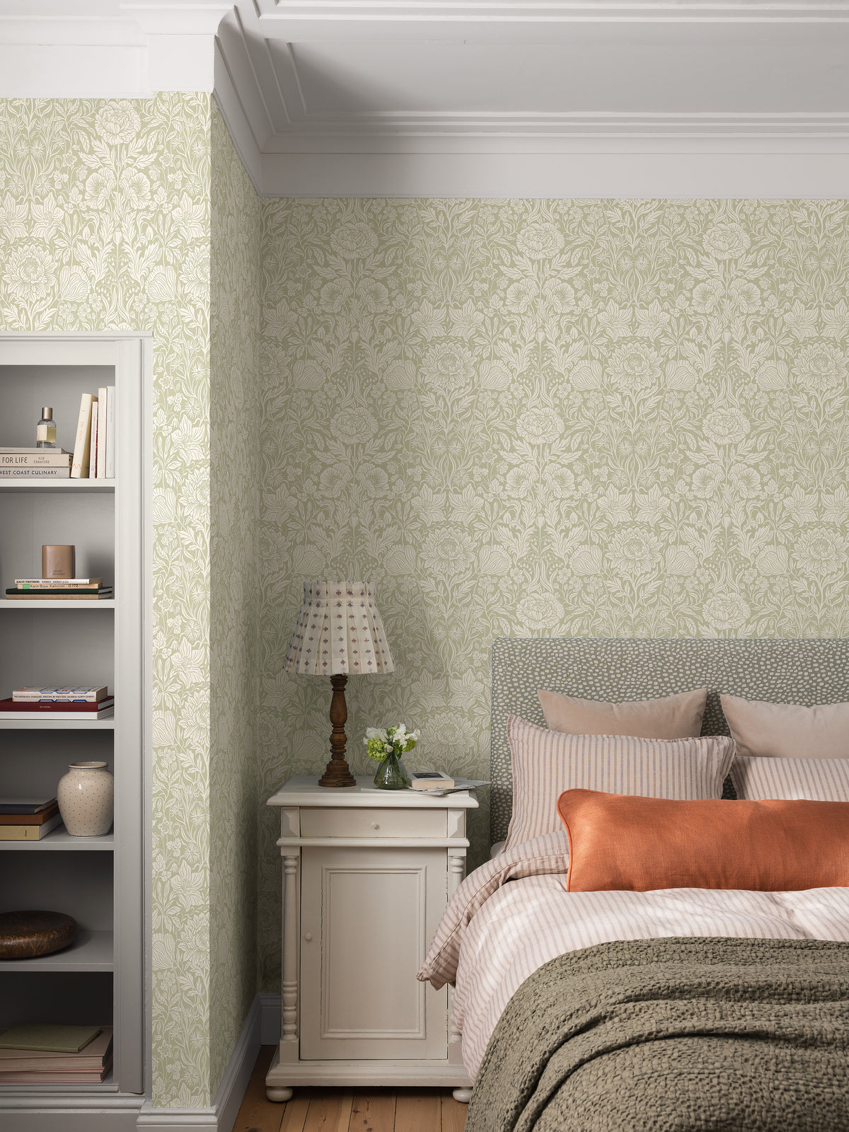 Hildasholm Green Herrgård Wallpaper by Boråstapeter