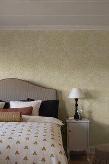 Hildasholm Yellow Herrgård Wallpaper by Boråstapeter