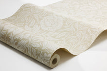 Hildasholm Beige Herrgård Wallpaper by Boråstapeter
