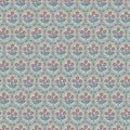 Cecilia Blue Herrgård Wallpaper by Boråstapeter