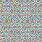 Cecilia Blue Herrgård Wallpaper by Boråstapeter