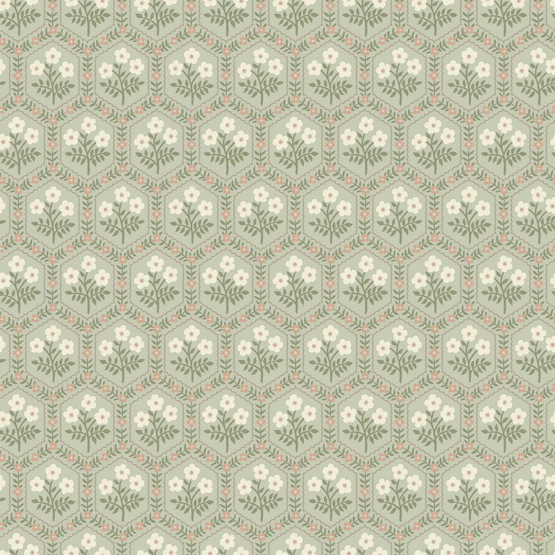 Cecilia Green Herrgård Wallpaper by Boråstapeter