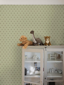 Désirée Green Herrgård Wallpaper by Boråstapeter