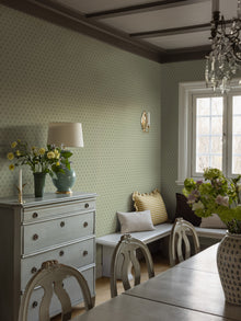 Désirée Green Herrgård Wallpaper by Boråstapeter