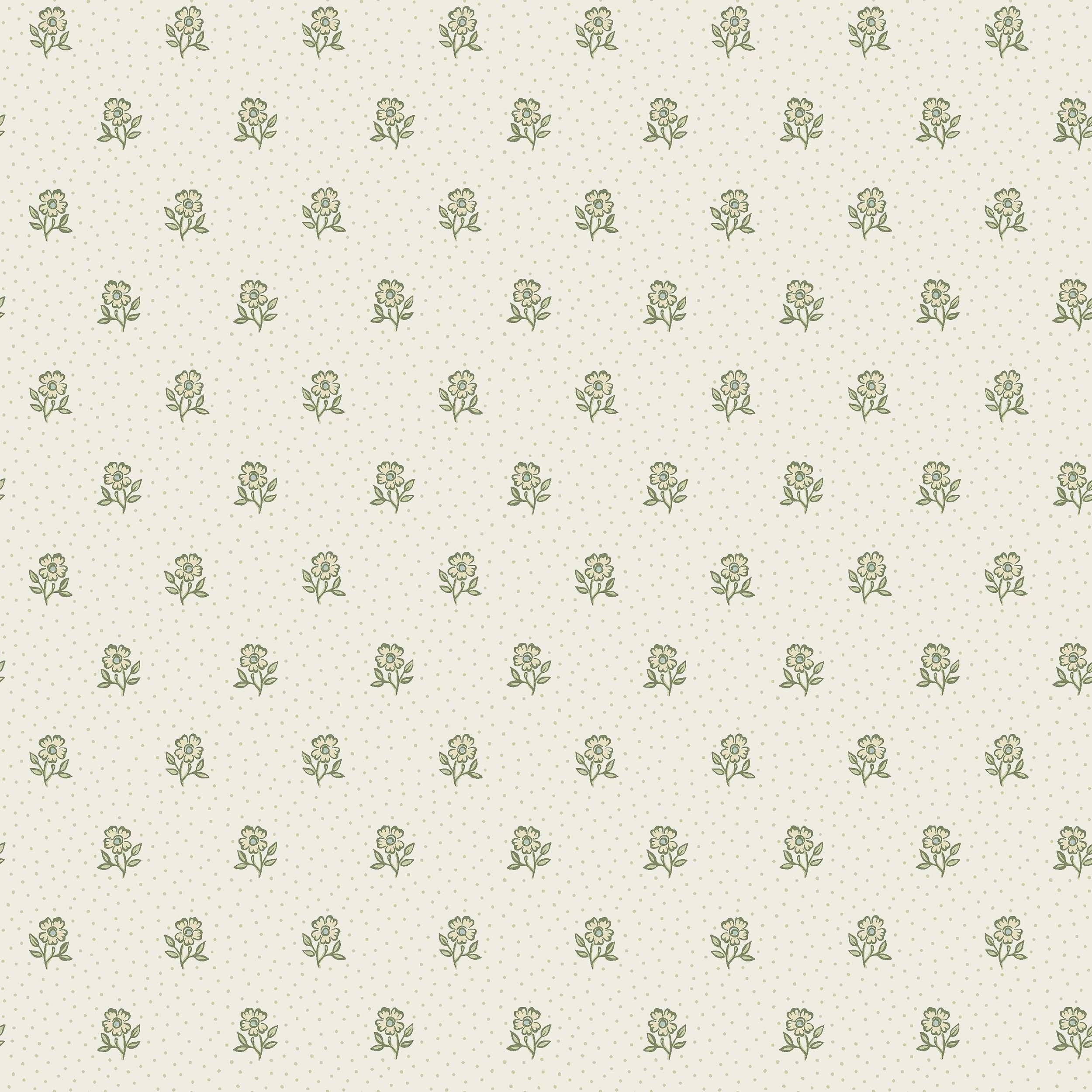 Désirée White Herrgård Wallpaper by Boråstapeter