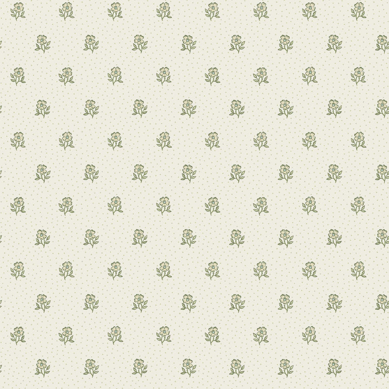 Désirée White Herrgård Wallpaper by Boråstapeter