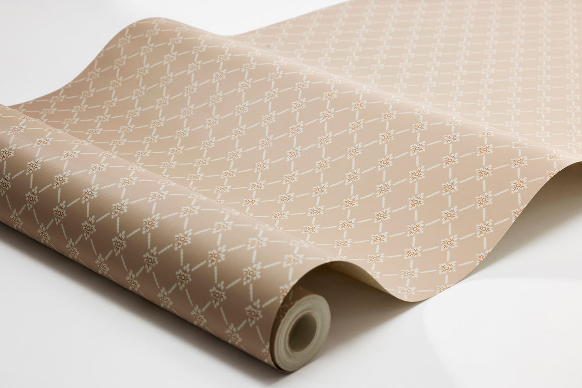Herman Pink Herrgård Wallpaper by Boråstapeter