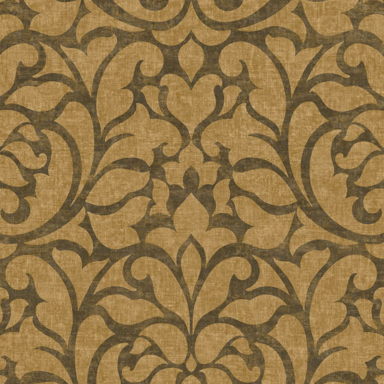 VIEN 87342721 Opera Vienne Ocre Wallpaper by Casadeco