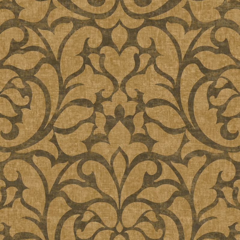 VIEN 87342721 Opera Vienne Ocre Wallpaper by Casadeco