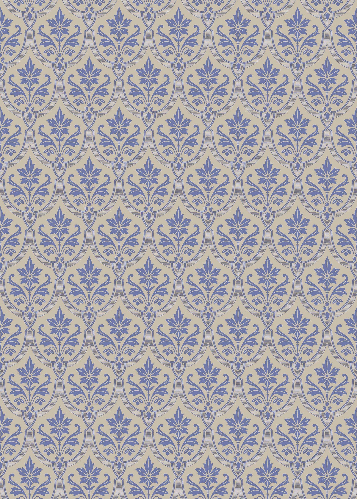 Harald Blue Herrgård Wallpaper by Boråstapeter