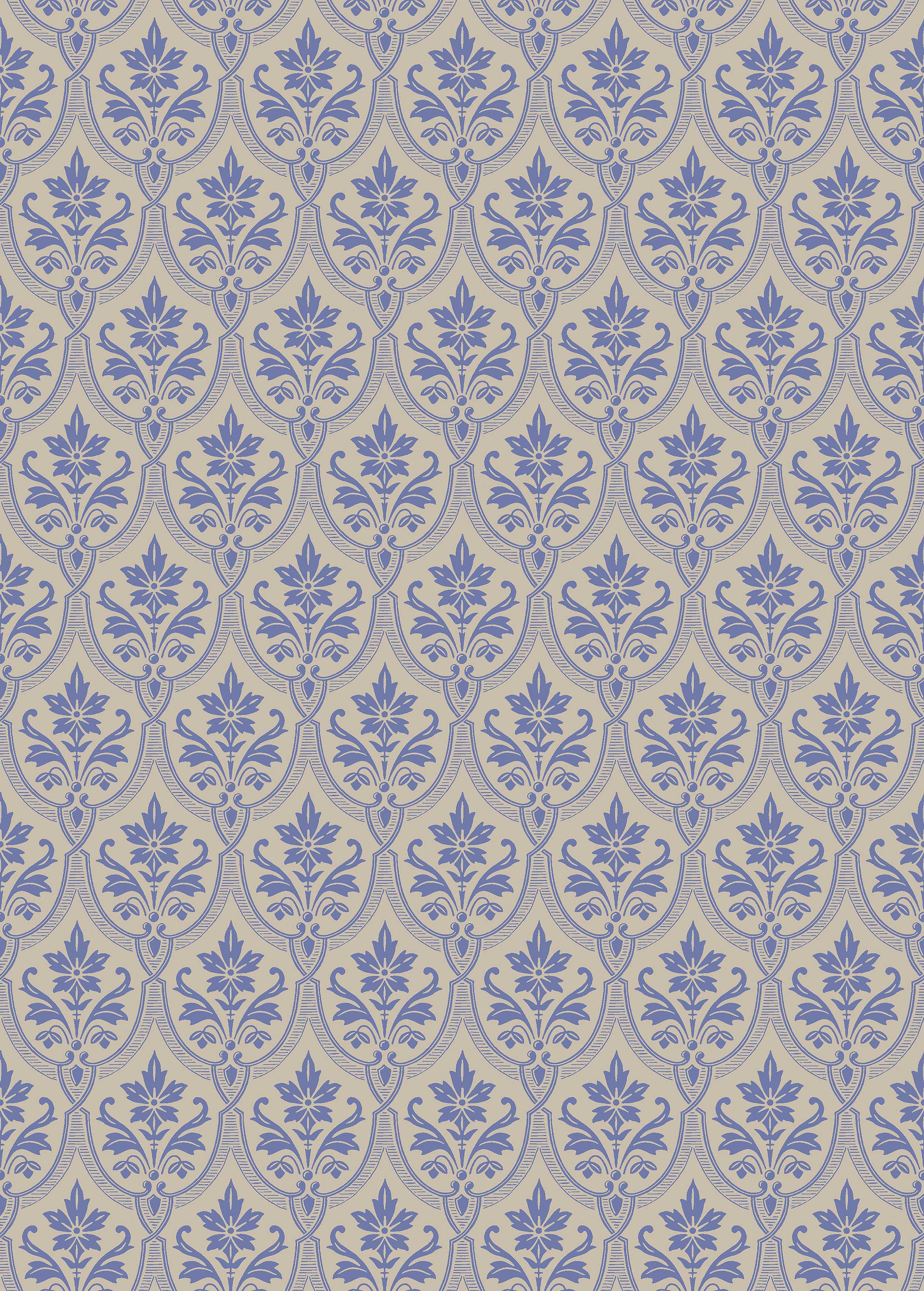 Harald Blue Herrgård Wallpaper by Boråstapeter