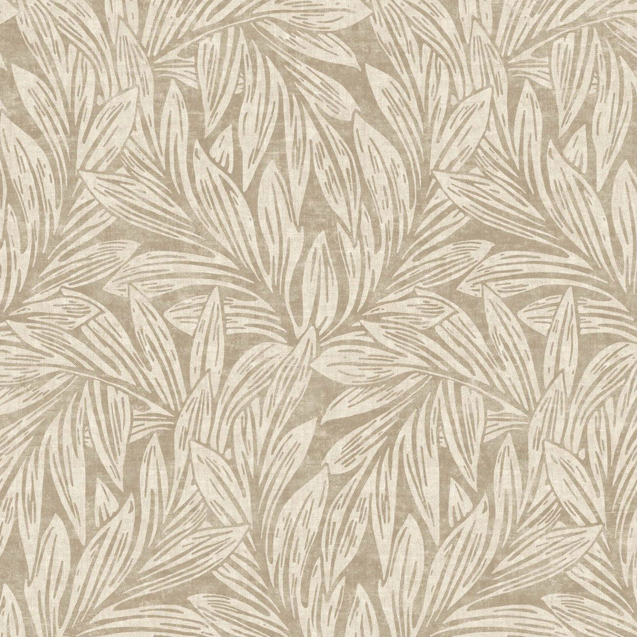 VIEN 87371532 Danube Vienne Taupe Wallpaper by Casadeco