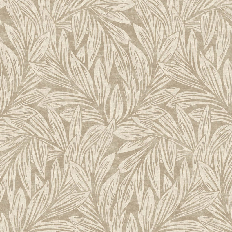 VIEN 87371532 Danube Vienne Taupe Wallpaper by Casadeco