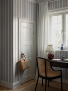 Eleonora Blue Herrgård Wallpaper by Boråstapeter