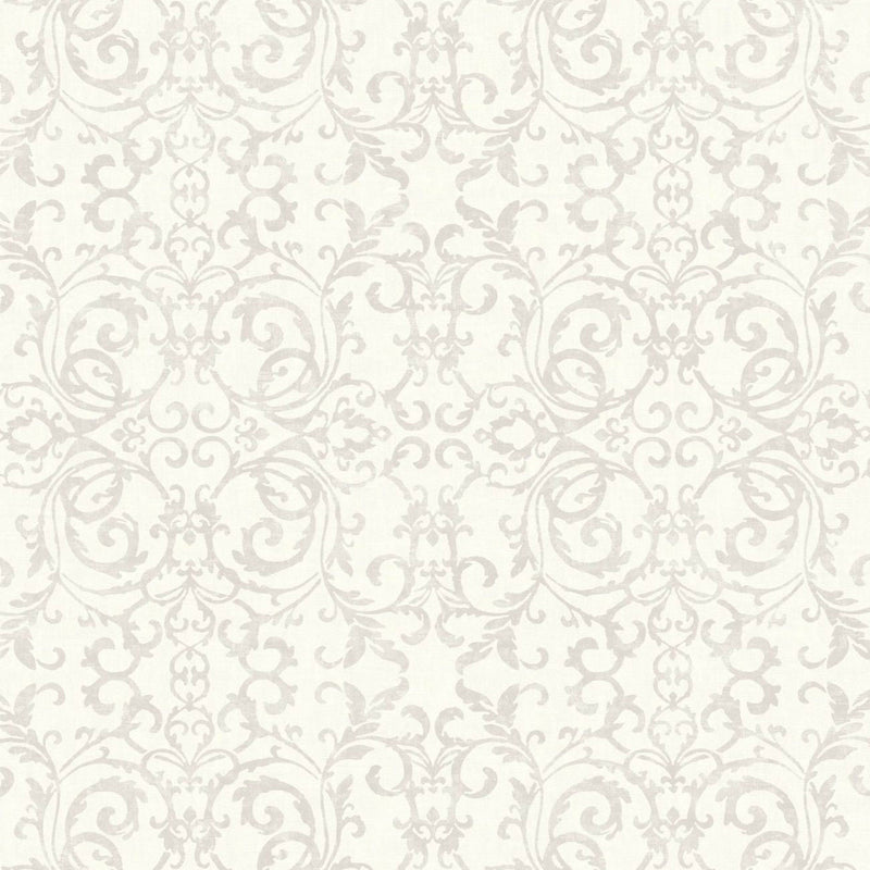 VIEN 87519110 Belvedere Vienne Gris Wallpaper by Casadeco