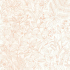 Esquisse Corail Gardens Wallpaper by Casadeco