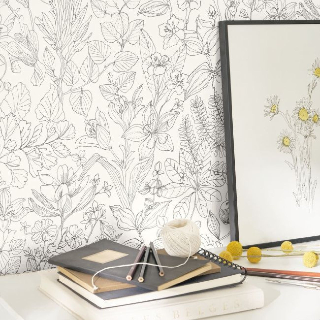 GADN87599267 Esquisse Gardens Wallpaper by Casadeco