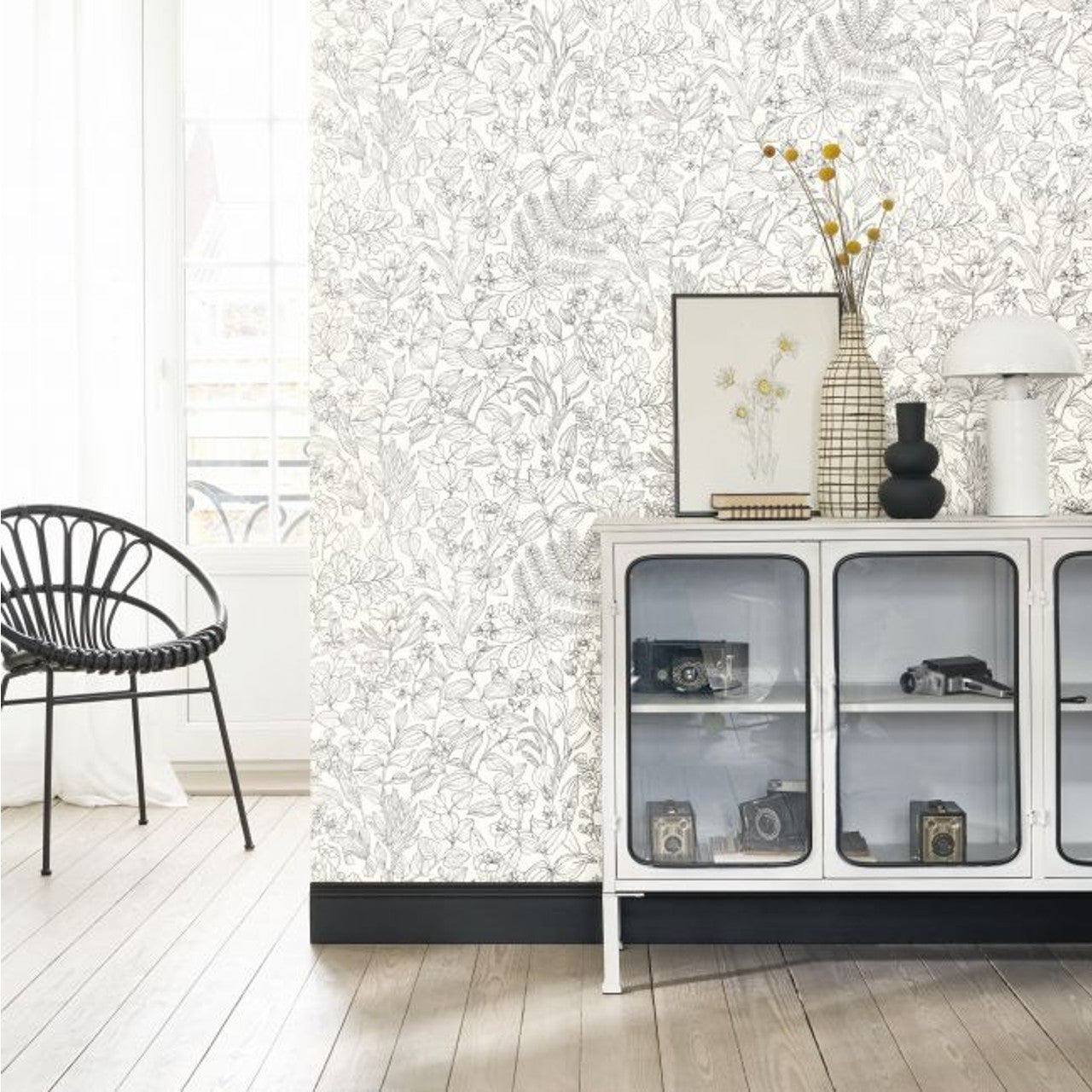 GADN87599267 Esquisse Gardens Wallpaper by Casadeco