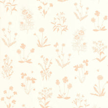 Herbier Rose Nude Gardens Wallpaper by Casadeco