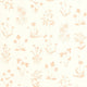 Herbier Rose Nude Gardens Wallpaper by Casadeco